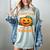 Halloween Teacher Librarian Pumpkin Reading Books Men Women Kids Women's Comfort Colors T-Shirt Bay