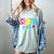 Hello Sixth Grade Cute Back To School 6th Grade Teacher Kids Women's Comfort Colors T-Shirt Bay