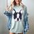 Kids Boston Terrier Dog For Women And Girls Women's Comfort Colors T-Shirt Bay