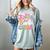 Kinder Boo Crew Kindergarten Teacher Student Halloween Women's Comfort Colors T-Shirt Bay