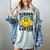 Kindergarten Teacher Hippie Smile Face Back School Women's Comfort Colors T-Shirt Bay Kindergarten Teacher Hippie Smile Face Back School Women's Comfort Colors T-Shirt Bay