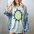 Kiwi Easy Costume Halloween Fruit Lover School Teacher Fun Women's Comfort Colors T-Shirt Bay