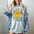 Let's Learn Today Smile Face Back To School For Teacher Kids Women's Comfort Colors T-Shirt Bay