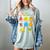 Math Cat Geometry Back To School Mathematics Teacher Women's Comfort Colors T-Shirt Bay