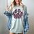 Panthers Paw Print Leopard Maroon Panther Pride Teacher Women's Comfort Colors T-Shirt Bay