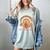 Paraprofessional Para Life Sun Flower Teacher Back To School Women's Comfort Colors T-Shirt Bay