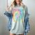 PE Teacher Phys Ed Tie Dye Physical Education Appreciation Women's Comfort Colors T-Shirt Bay