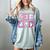 Preppy Spooky Teacher Halloween Ghost Coquette Bow Autumn Women's Comfort Colors T-Shirt Bay