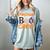 Preschool Boo Crew Preschool Halloween Teacher Women's Comfort Colors T-Shirt Bay
