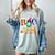 Preschool Boo Crew Teacher Student Halloween Costume Men Women Kids Women's Comfort Colors T-Shirt Bay