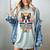 Retro Boston Terrier Dad Women's Comfort Colors T-Shirt Bay