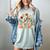 Retro Instructional Assistant Wildflowers Teacher Aide Women's Comfort Colors T-Shirt Bay