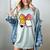 Student Teacher Coquette Bow Pencil Back To School First Day Women's Comfort Colors T-Shirt Bay