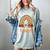 Thankful For My 5th Grade Turkeys Thanksgiving Teacher Women's Comfort Colors T-Shirt Bay