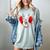 Valentine's Day Boston Terrier Dog Women's Comfort Colors T-Shirt Bay