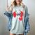 Valentine's Day Boston Terrier Women's Comfort Colors T-Shirt Bay
