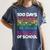 100 Days Of School Heart Love Teacher Or Student 100th Day Women's Comfort Colors T-Shirt Denim