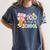 100 Days Of School Preppy 100th Day Of School Teachers Girls Women's Comfort Colors T-Shirt Denim 100 Days Of School Preppy 100th Day Of School Teachers Girls Women's Comfort Colors T-Shirt Denim