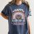 100th Day Of 2nd Grade 100 Days Of School Teacher Women's Comfort Colors T-Shirt Denim