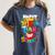 100th Day Of School Teachers Kids Child Happy 100 Days Women's Comfort Colors T-Shirt Denim