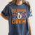 1st Grade Boo Crew First Grade Halloween Teacher Women's Comfort Colors T-Shirt Denim