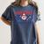 2nd Grade Batter Up Back To School Baseball Teacher Kids Women's Comfort Colors T-Shirt Denim