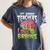 3rd Grade Teachers Love Brains Zombie Teacher Halloween Women's Comfort Colors T-Shirt Denim