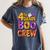 4th Grade Boo Crew Ghost Halloween Teacher Costume Women's Comfort Colors T-Shirt Denim