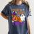 4th Grade Boo Crew Teacher Student Halloween Costume Women's Comfort Colors T-Shirt Denim