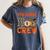 4th Grade Boo Crew Teacher Student Halloween Women's Comfort Colors T-Shirt Denim