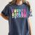 4th Grade Squad Fourth Teacher Student Team Back To School Women's Comfort Colors T-Shirt Denim