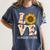 4th Grade Teacher Love Autumn Fall Sunflower Appreciation Women's Comfort Colors T-Shirt Denim 4th Grade Teacher Love Autumn Fall Sunflower Appreciation Women's Comfort Colors T-Shirt Denim