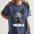 4th July Blue Heeler Dog Merica Patriotic USA Flag Cute Women's Comfort Colors T-Shirt Denim
