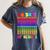 50 Days Of School Hearts Teacher Happy 50th Day Of School Women's Comfort Colors T-Shirt Denim