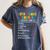 5th Grade Teacher Report Card Appreciation Men Women Women's Comfort Colors T-Shirt Denim