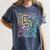 5th Grade Typography Team Fifth Grade Teacher Back To School Women's Comfort Colors T-Shirt Denim