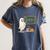 67 Teacher Halloween Ghost Six Seven Meme Math Joke Women's Comfort Colors T-Shirt Denim