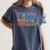 7th Grade Crew The Real Celebrities Of The Hallway Teacher Women's Comfort Colors T-Shirt Denim