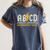 ABCD Kindergarten Rocks Pencil Lightning Students Teachers Women's Comfort Colors T-Shirt Denim ABCD Kindergarten Rocks Pencil Lightning Students Teachers Women's Comfort Colors T-Shirt Denim