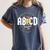 ABCD The Teacher Tour Last Day Of School Rockin' Teacher Women's Comfort Colors T-Shirt Denim ABCD The Teacher Tour Last Day Of School Rockin' Teacher Women's Comfort Colors T-Shirt Denim