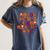 ABCs Learning Kindergarten Teacher Halloween Alphabet Women's Comfort Colors T-Shirt Denim
