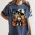 Aesthetic Halloween Boston Terrier Dog Witch Pumpkin For Men Women Kids Women's Comfort Colors T-Shirt Denim