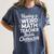Algebra Lover Having A Weird Math Teacher Builds Character Women's Comfort Colors T-Shirt Denim