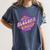 Algebra Teacher Halloween Spooky Ghost Math Mathematics Grad Women's Comfort Colors T-Shirt Denim