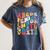 Alphabet Hi Back To School ABC Pre K Kindergarten Teacher Women's Comfort Colors T-Shirt Denim Alphabet Hi Back To School ABC Pre K Kindergarten Teacher Women's Comfort Colors T-Shirt Denim