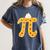 Apple Pi Pie Pun Math Teacher Pi Day 2020 Women's Comfort Colors T-Shirt Denim