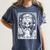 Artist Tarot Card Skeleton Painter Art Teacher Witchy Women's Comfort Colors T-Shirt Denim Artist Tarot Card Skeleton Painter Art Teacher Witchy Women's Comfort Colors T-Shirt Denim