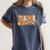 Autumn Pumpkin Thanksgiving Coffee Floral Teacher Fall Women's Comfort Colors T-Shirt Denim Autumn Pumpkin Thanksgiving Coffee Floral Teacher Fall Women's Comfort Colors T-Shirt Denim