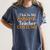 This Is My Awesome Teacher Costume Halloween Party Matching Women's Comfort Colors T-Shirt Denim