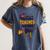 This Is My Awesome Teacher Costume Halloween Witch Women's Comfort Colors T-Shirt Denim This Is My Awesome Teacher Costume Halloween Witch Women's Comfort Colors T-Shirt Denim